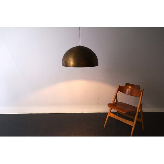Image 1 of Vintage Space Age bronze pendant lamp from Staff, Germany