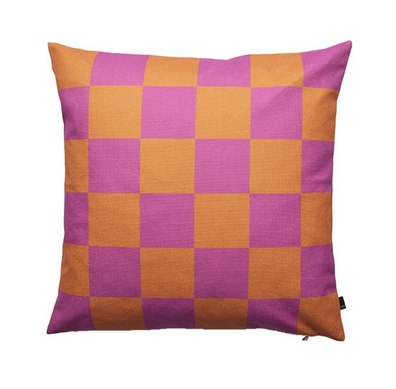 Image 1 of 4 X Design Cushion, Bran Fest Amsterdam In Checks And Plain