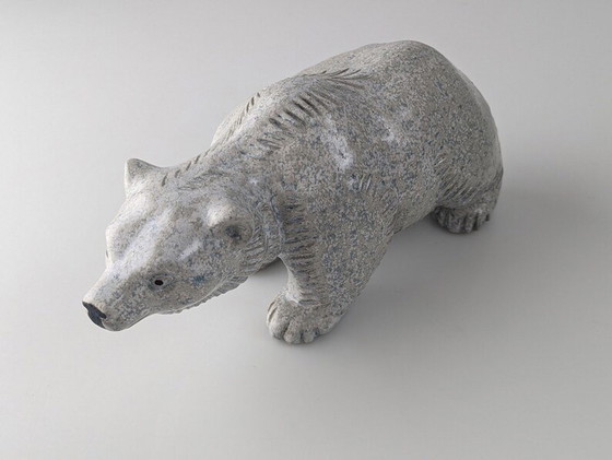 Image 1 of Polar Bear Sculpture By Oscar Hartung