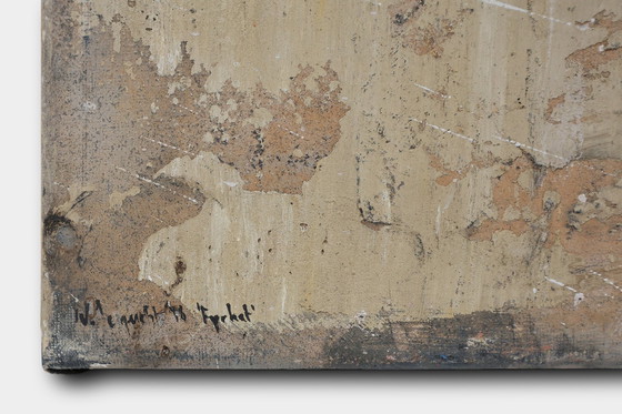 Image 1 of Conjunto de dos pinturas abstractas tituladas «Fyrhat» del artista belga Nico de Guchtenaere