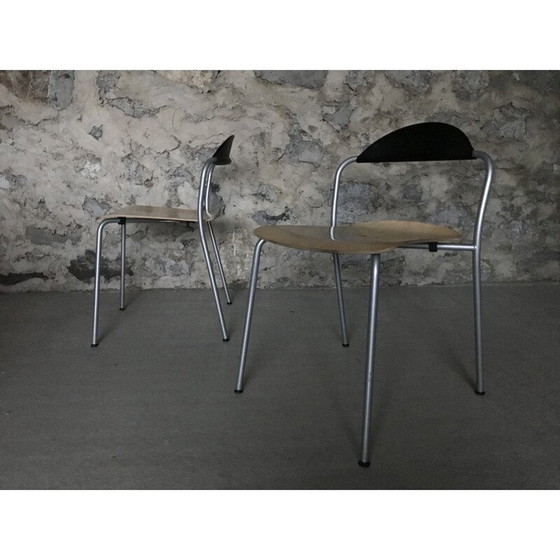Image 1 of Vintage chairs by Vico Magistretti for Fritz Hansen 1999