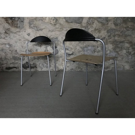 Image 1 of Vintage chairs by Vico Magistretti for Fritz Hansen 1999