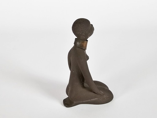 Ravelli - Jaap Ravelli - Valkenburg - figurine africaine - signée - années 1950