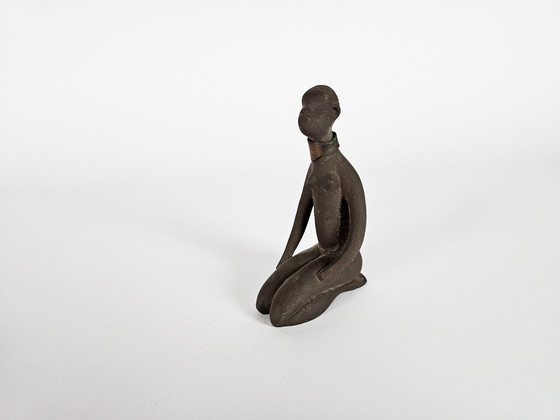 Image 1 of Ravelli - Jaap Ravelli - Valkenburg - figurine africaine - signée - années 1950