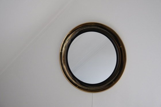 Image 1 of Wall Mirror With Lighting 1970s