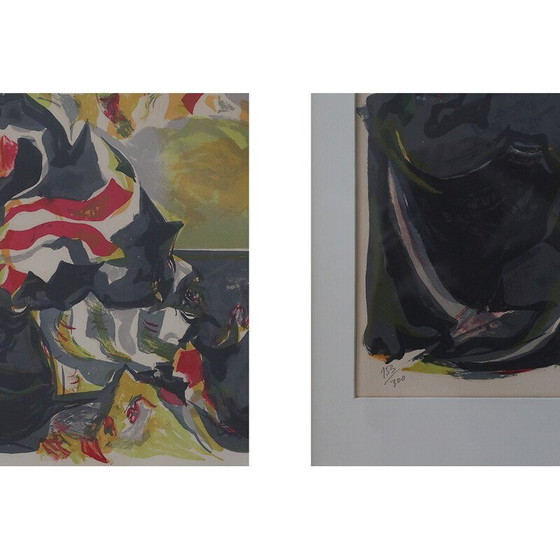 Image 1 of Litografia a colori d'epoca di Bata Mihailović, 1976