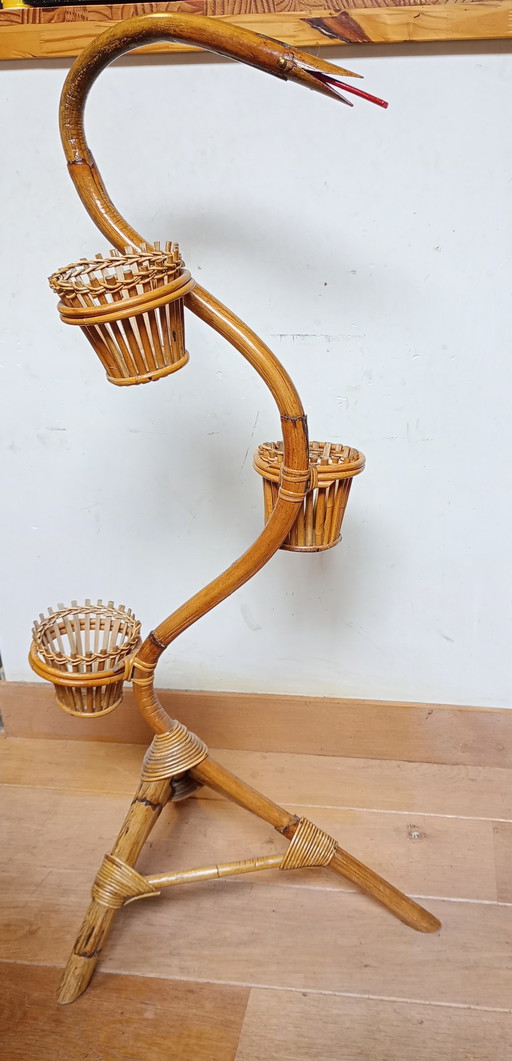 Vintage Plant Holder Snake