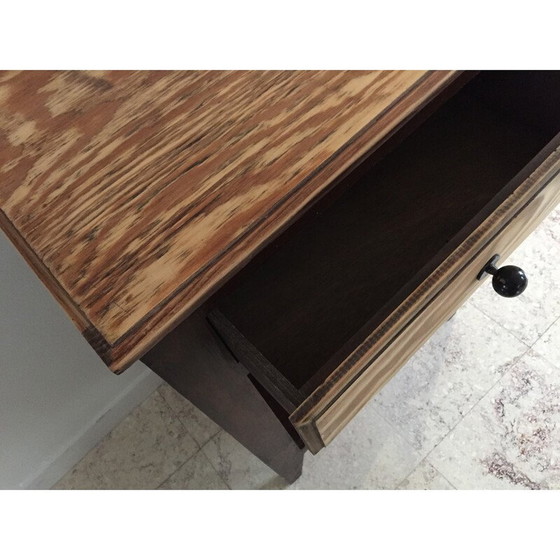Image 1 of Vintage wooden bedside table