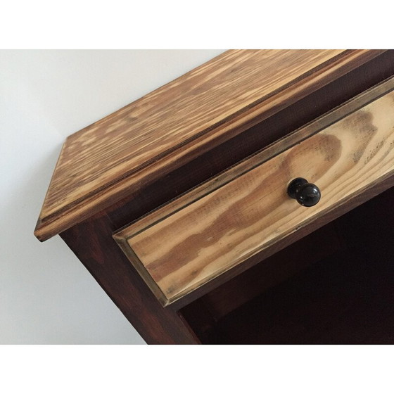 Image 1 of Vintage wooden bedside table