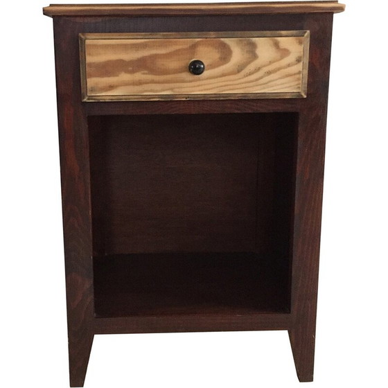 Image 1 of Vintage wooden bedside table
