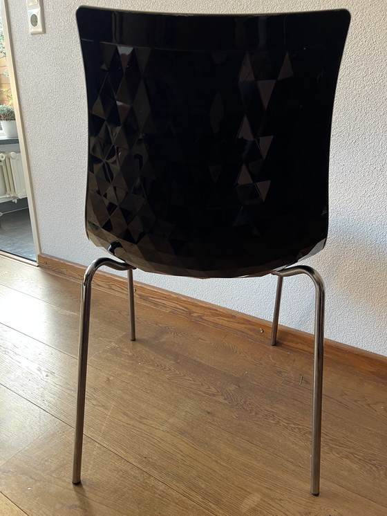 Image 1 of 2X Calligaris Ice Chair Black