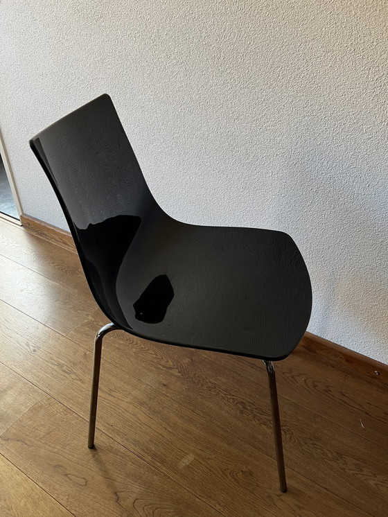 Image 1 of 2X Calligaris Ice Chair Black