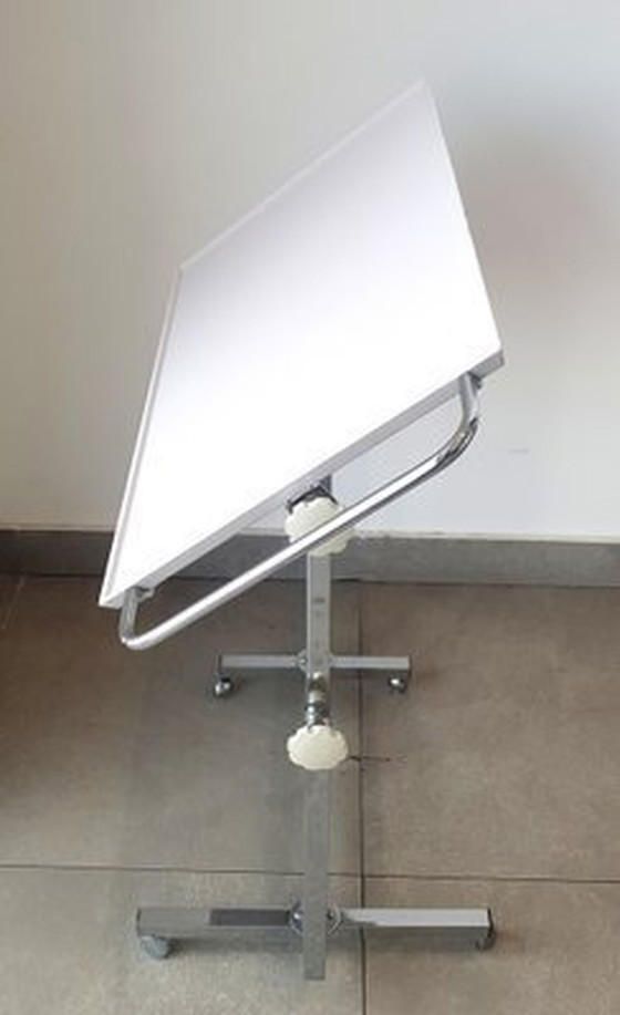 Image 1 of Multi-Purpose White Folding Table From Bremshey & Co