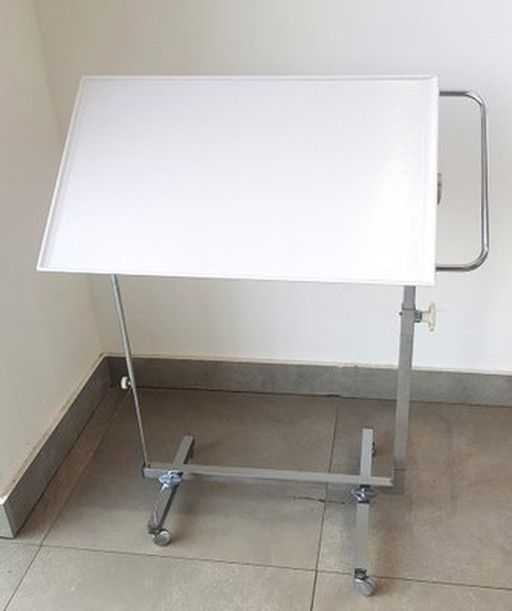 Multi-Purpose White Folding Table From Bremshey & Co