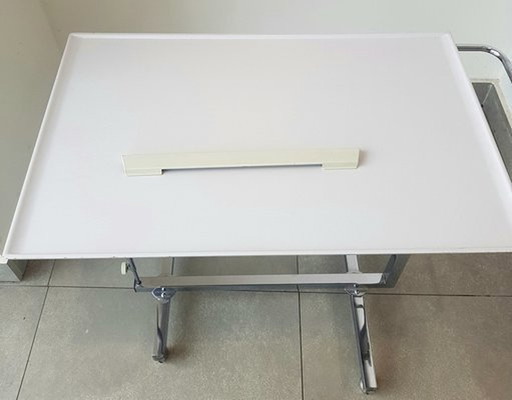 Multi-Purpose White Folding Table From Bremshey & Co