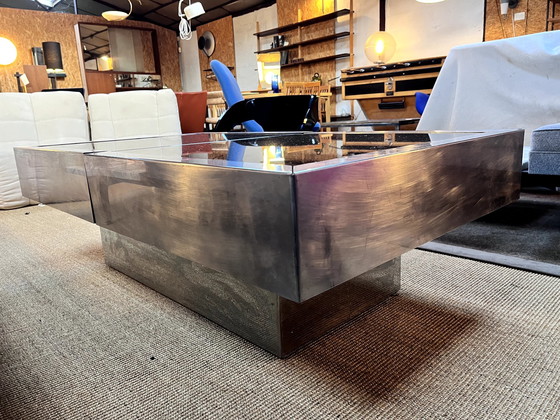 Image 1 of Willy Rizzo Coffee/Bar Table, Cidue Edition, 1970s