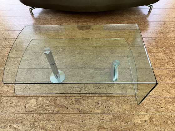 Image 1 of Swivel Glass Coffee Table