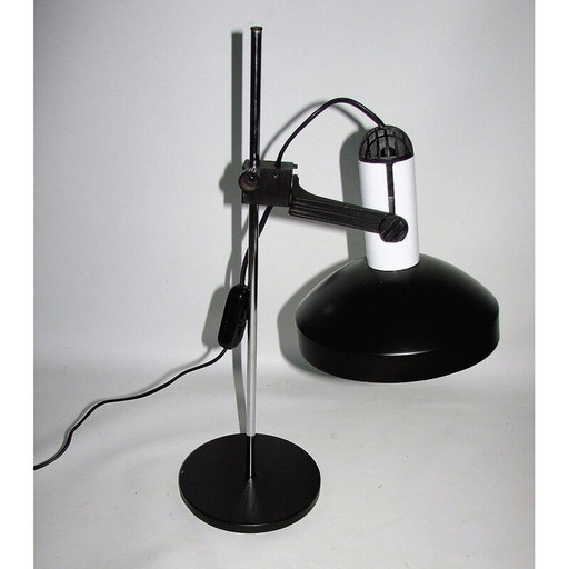 Vintage metal and aluminum desk lamp, 1970