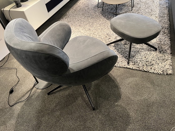 Image 1 of Pode Bibo Fauteuil avec pouf Cuir