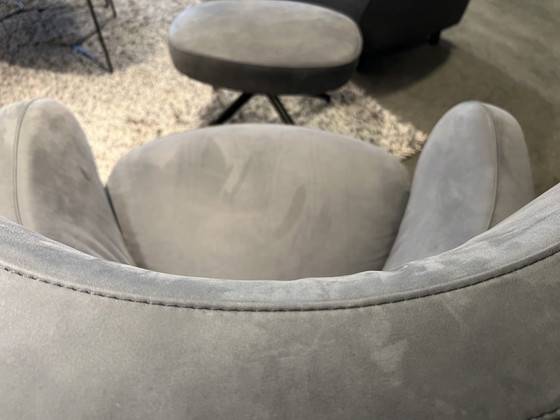 Image 1 of Pode Bibo Fauteuil avec pouf Cuir