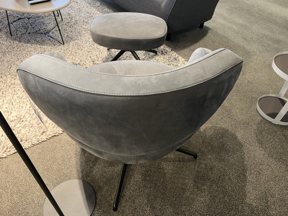 Image 1 of Pode Bibo Fauteuil avec pouf Cuir