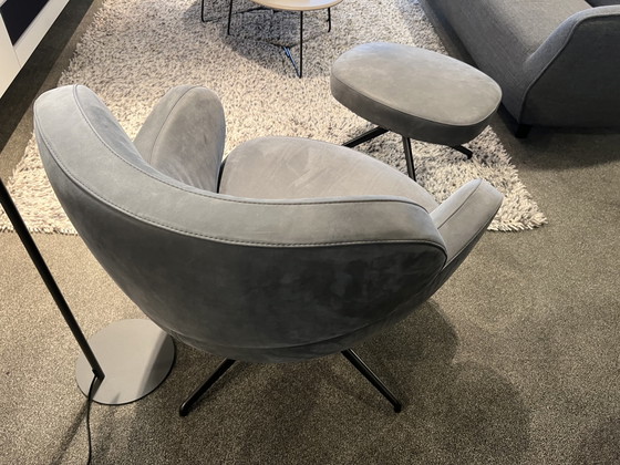 Image 1 of Pode Bibo Fauteuil avec pouf Cuir