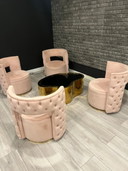 4x chaises Richmond Interiors + table basse