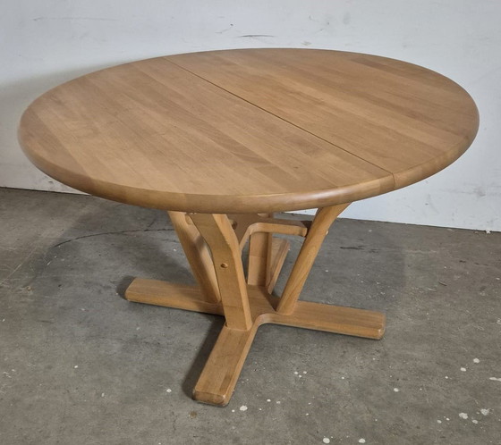 Image 1 of Scandinavian Design Oak Dining Table