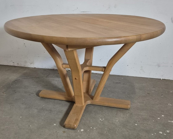 Image 1 of Scandinavian Design Oak Dining Table