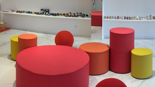 6x Roundabout siège/table système modulaire