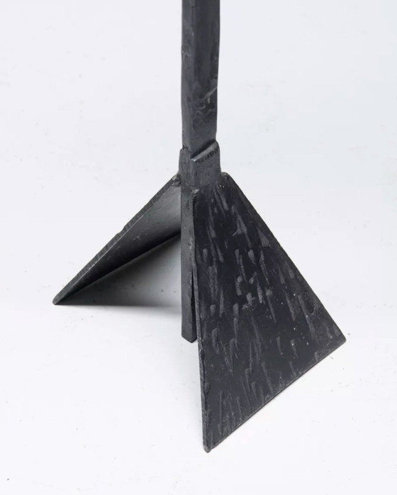 Image 1 of 2 Brutalist Candle Holders