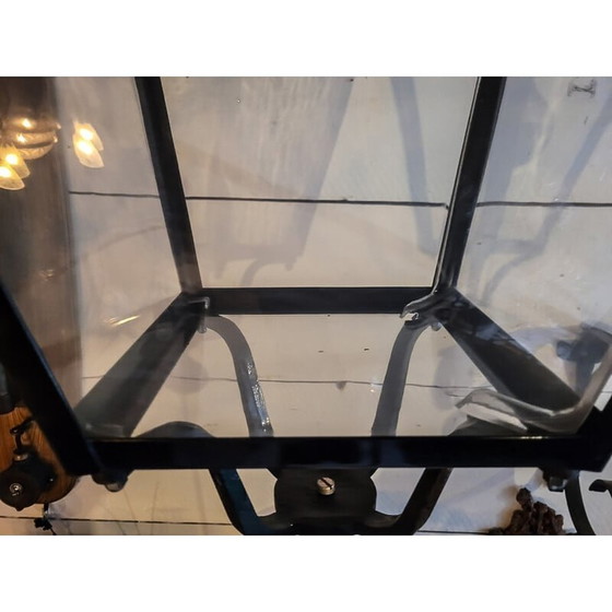 Image 1 of Vintage brass and Pvc street lantern