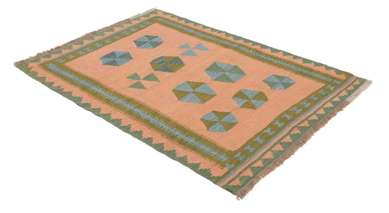 Image 1 of Kilim Fars Qashqai -Hand-woven-Unused 145 X 103 Cm No. 448901