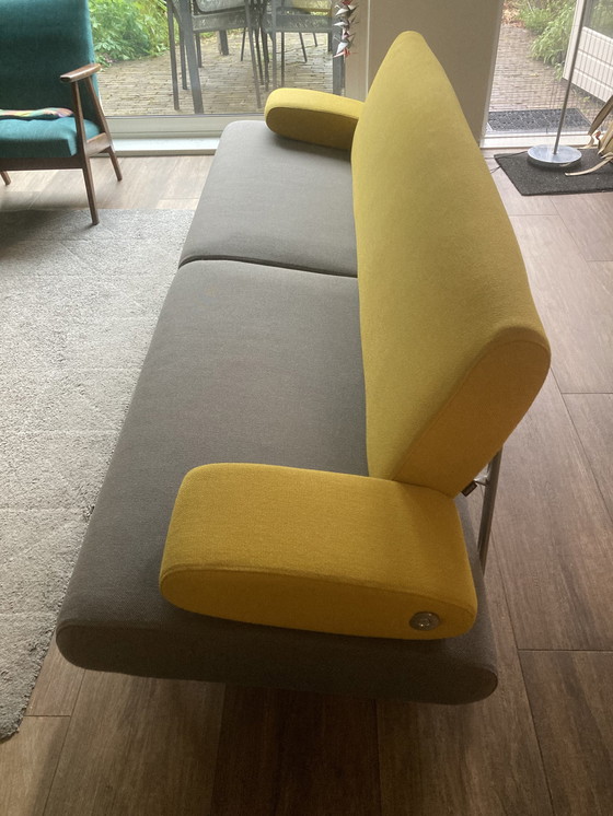 Image 1 of Harvink armrest sofa 3-seater yellow/grey