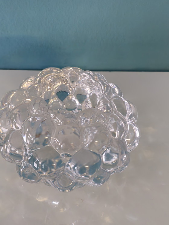 Image 1 of Set Vintage Orrefors Crystal Waxine Waxine Holders Glass