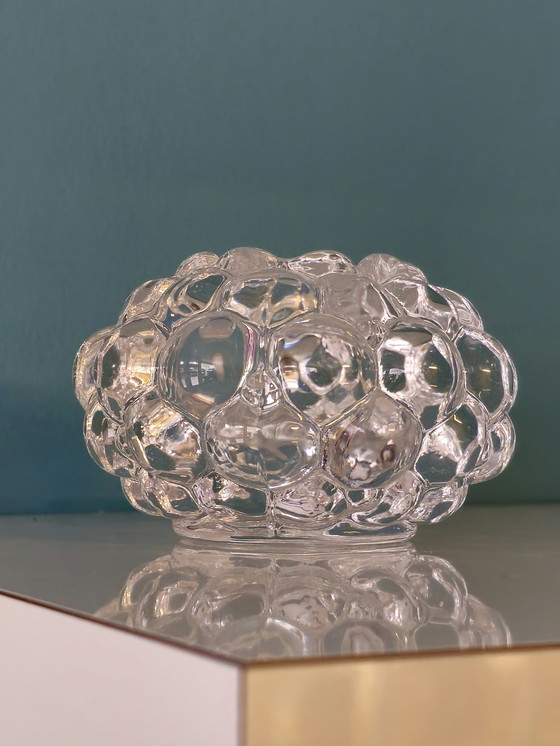 Image 1 of Set Vintage Orrefors Crystal Waxine Waxine Holders Glass