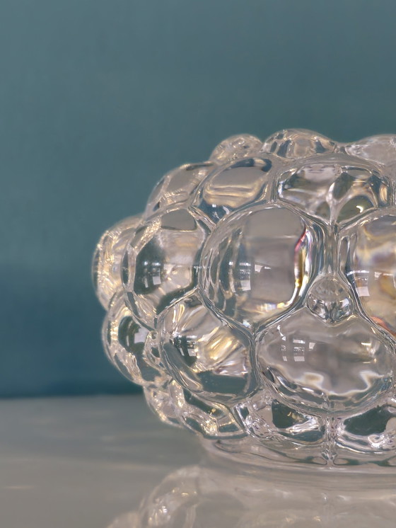 Image 1 of Set Vintage Orrefors Crystal Waxine Waxine Holders Glass