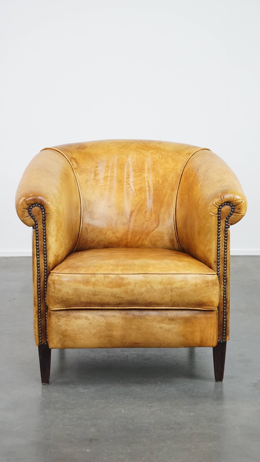 Beef Leather Club Armchair