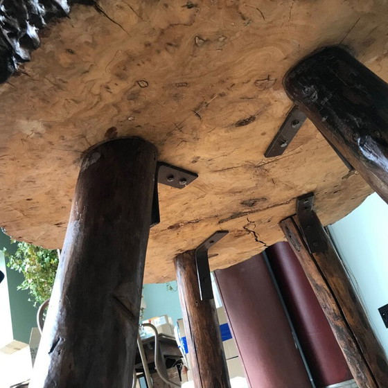 Image 1 of Tavolo vintage in legno di olmo