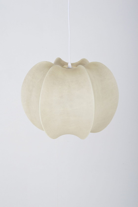 Image 1 of Vintage Cocoon Pendant Lamp By Friedel Wauer For Goldkant Leuchten, 1960s