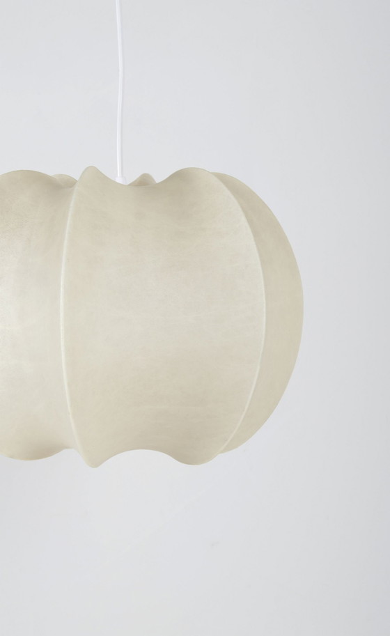 Image 1 of Vintage Cocoon Pendant Lamp By Friedel Wauer For Goldkant Leuchten, 1960s