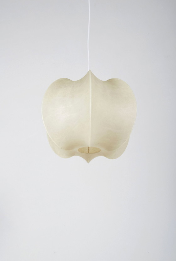 Image 1 of Vintage Cocoon Pendant Lamp By Friedel Wauer For Goldkant Leuchten, 1960s