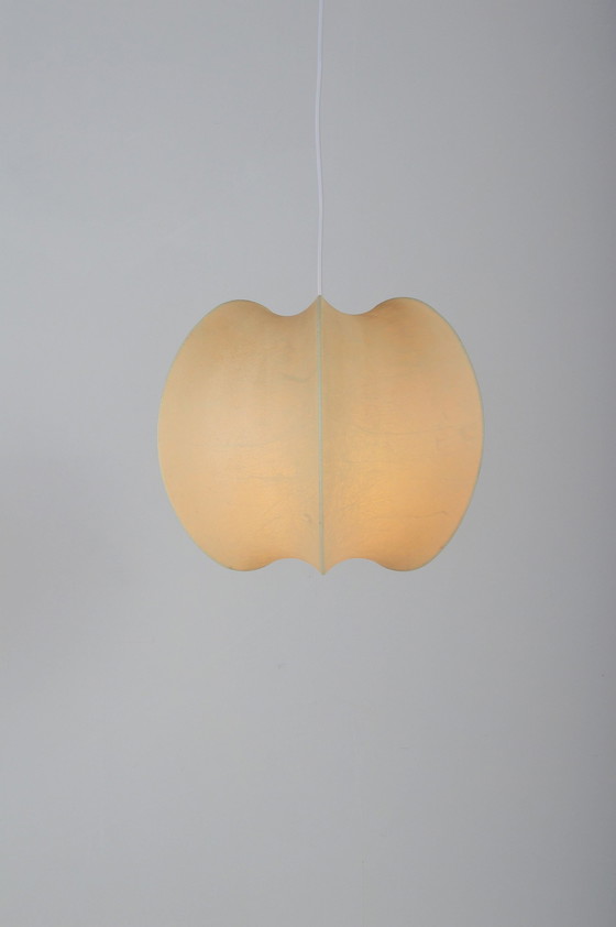 Image 1 of Vintage Cocoon Pendant Lamp By Friedel Wauer For Goldkant Leuchten, 1960s