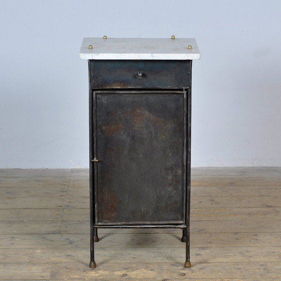 Image 1 of Iron Nightstand, 1910S