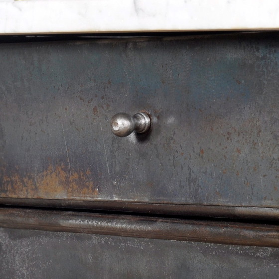 Image 1 of Iron Nightstand, 1910S