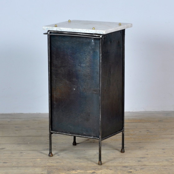 Image 1 of Iron Nightstand, 1910S