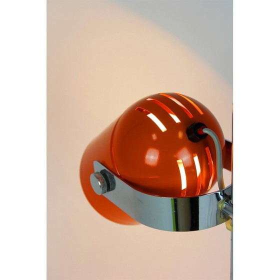 Image 1 of Vintage orange table lamp by Stanislav Indra, 1970s
