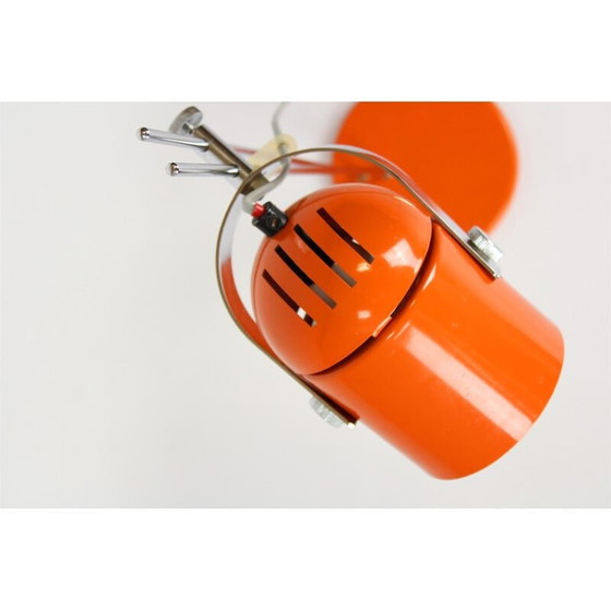 Image 1 of Vintage orange table lamp by Stanislav Indra, 1970s