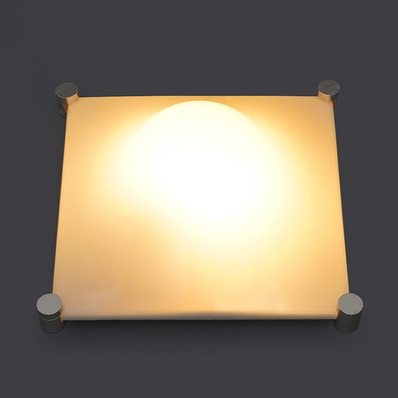 Image 1 of Vintage "Bolla" ceiling lamp in metal and aluminum by Elio Martinelli for Martinelli Luce, 1970
