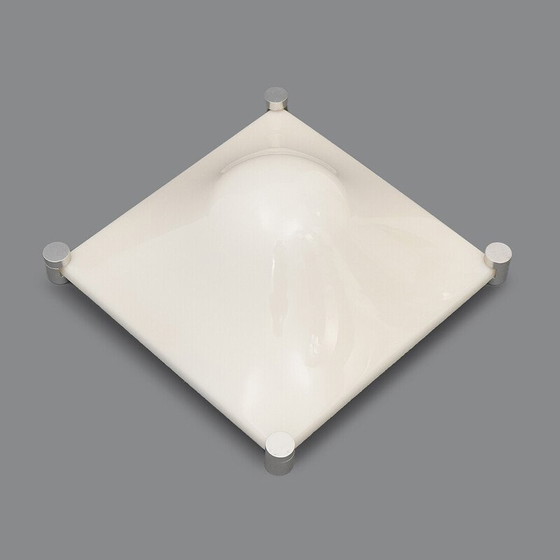 Image 1 of Vintage "Bolla" ceiling lamp in metal and aluminum by Elio Martinelli for Martinelli Luce, 1970